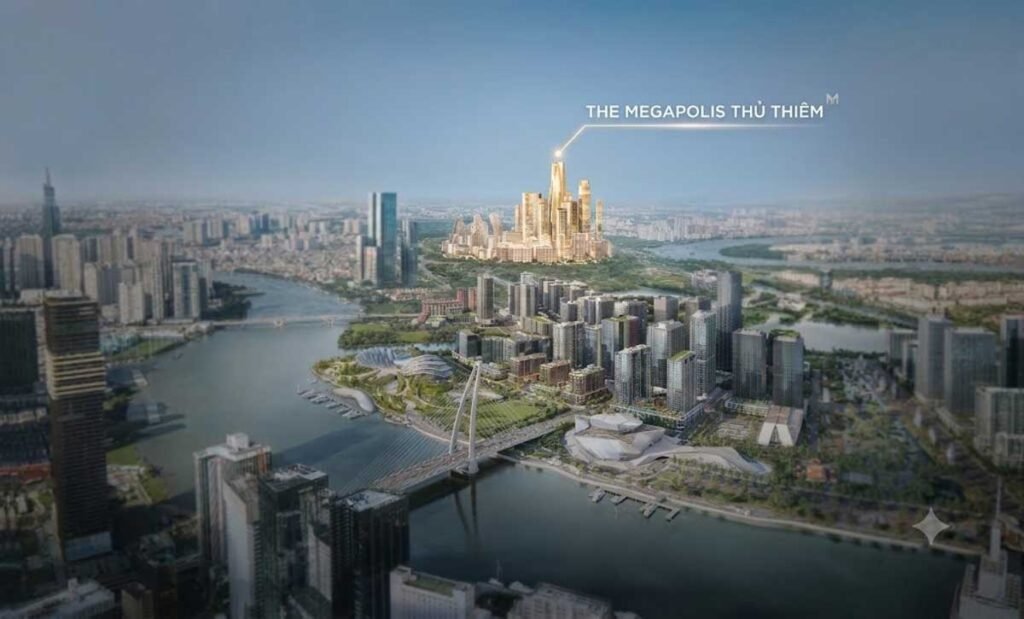 The Megapolis Thủ Thiêm 2 Vị trí mặt tiền đường Mai Chí Thọ của The Megapolis Sonkim Land