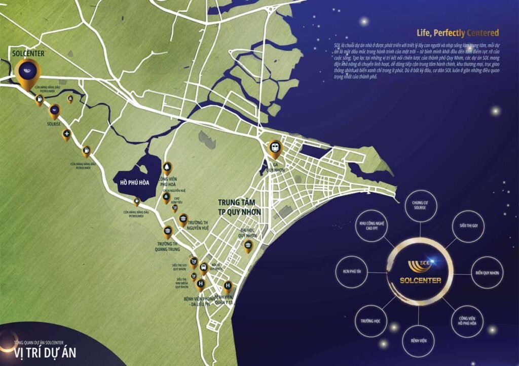 Solcenter Nhơn Phú – Dự án Nhà ở xã hội Nhơn Phú 1 Quy Nhơn Bình Định 3 Bản đồ vị trí dự án Solcenter Nhơn Phú