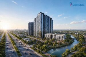 TT Genesis Nhà Bè: Giá bán, vị trí, tiện ích và tiến độ mới nhất 2026 2 Hình phối cảnh dự án căn hộ TT Genesis