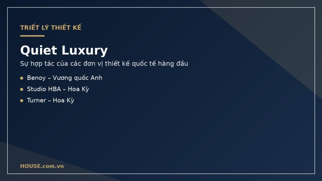 Triết lý thiết kế Quiet Luxury của The Magnolia Private Residences