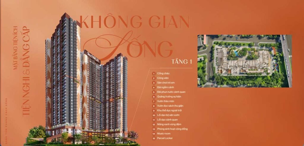 Mặt bằng tiện ích SkySolis