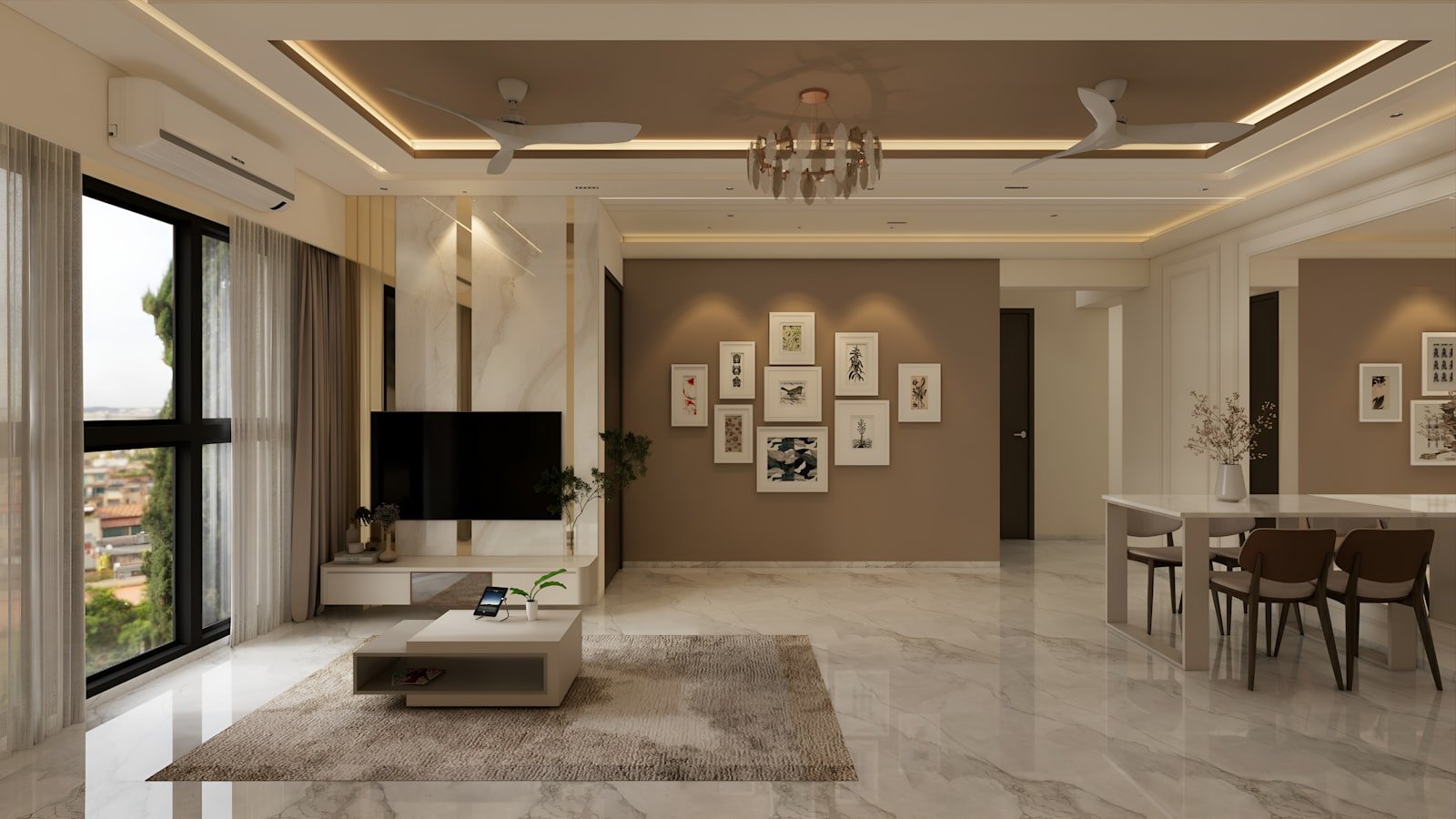 Căn Hộ Vinhomes Cần Giờ: Giá Bán, Mặt Bằng & Diện Tích 2026 6 Mặt bằng căn hộ Vinhomes Cần Giờ - phòng khách mở