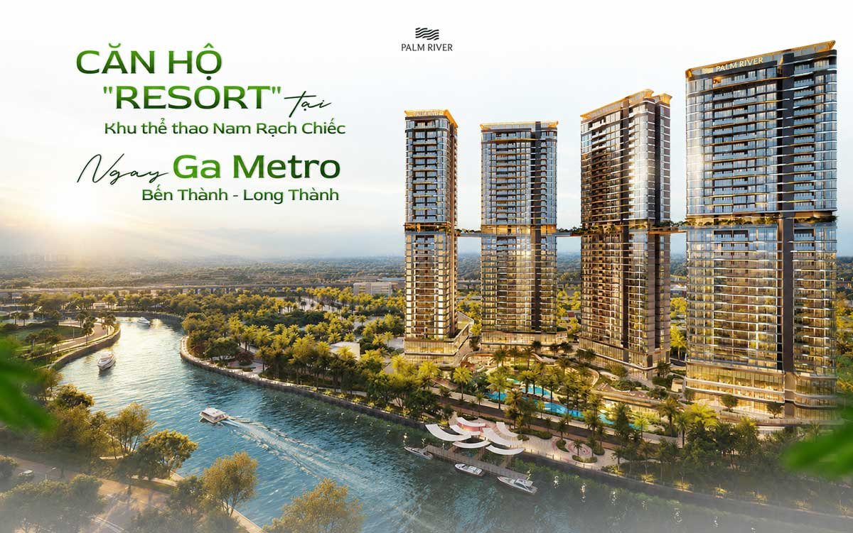 Căn Hộ Palm River – Phân Khu Hạng Sang Giữa Lòng Palm City | Giá Dự Kiến 168 Triệu/m² 4 Phối cảnh dự án căn hộ Palm River trong khu đô thị Palm City