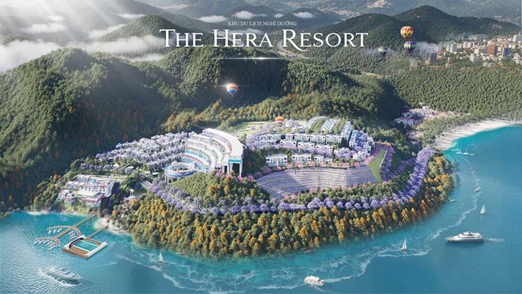 Quang cảnh dự án The Hera Resort Quy Nhơn khi hoàn thành