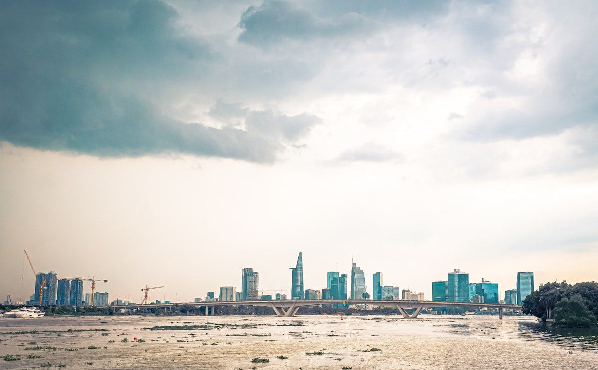 Skyline khu Đông TP.HCM nơi The Magneta Thủ Thiêm tọa lạc