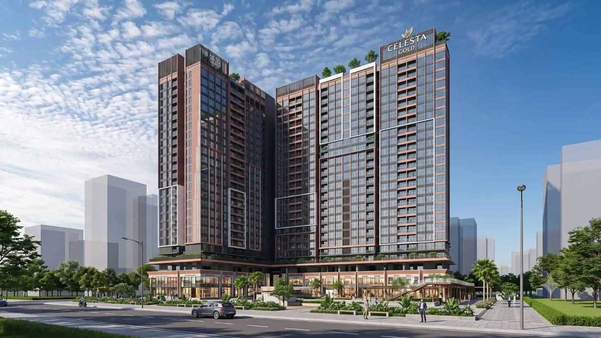 Ảnh phối cảnh dự án căn hộ Celesta Gold Nhà Bè