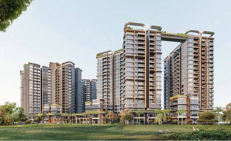 Norton Park Gamuda Land: Căn hộ, thương mại, mua bán và cho thuê 1 Phối cảnh Norton Park Gamuda Land với các tòa căn hộ và cảnh quan xanh