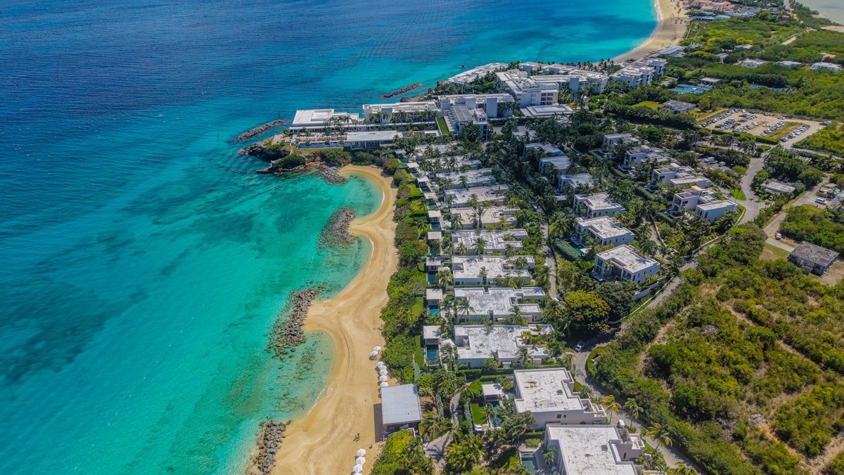 Tổng thể khu đô thị ven biển Vinhomes Pearl Bay Nha Trang nhìn từ trên cao